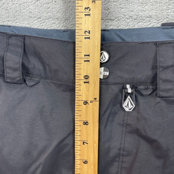 Volcom Ventral Snowboard Pants Womens S/P Black Polyamide Mesh Lined Mid-Rise - Picture 15 of 16